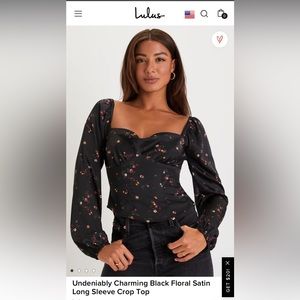 Brand new Lulu’s long sleeve blouse